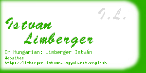 istvan limberger business card